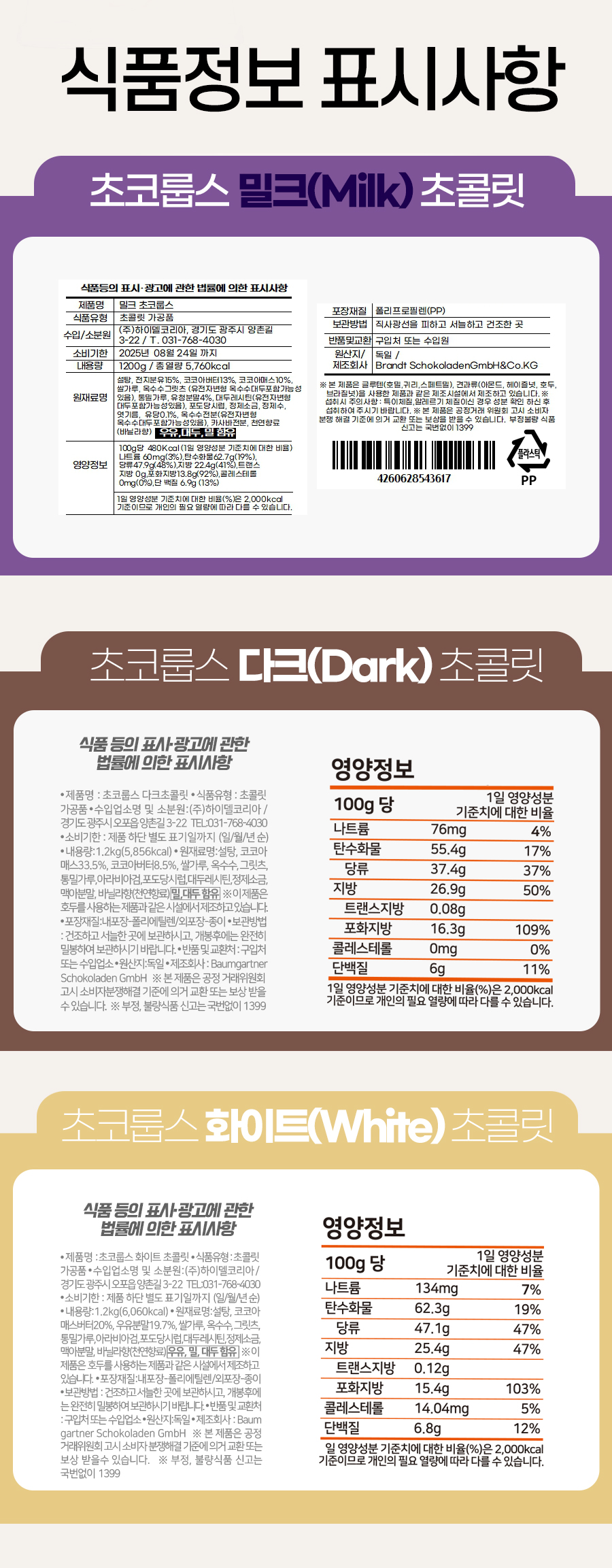 초코룹스1.2kg